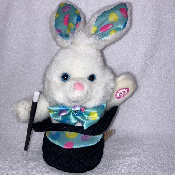 Dan Dee MAGIC BUNNY PLUSH TALKING STUFFED ANIMAL DOLL TOY KIDS EASTER RABBIT - Picture 1 of 6